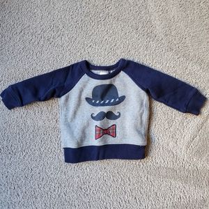 Baby Gap baby boy sweatshirt, size 6-12 months
